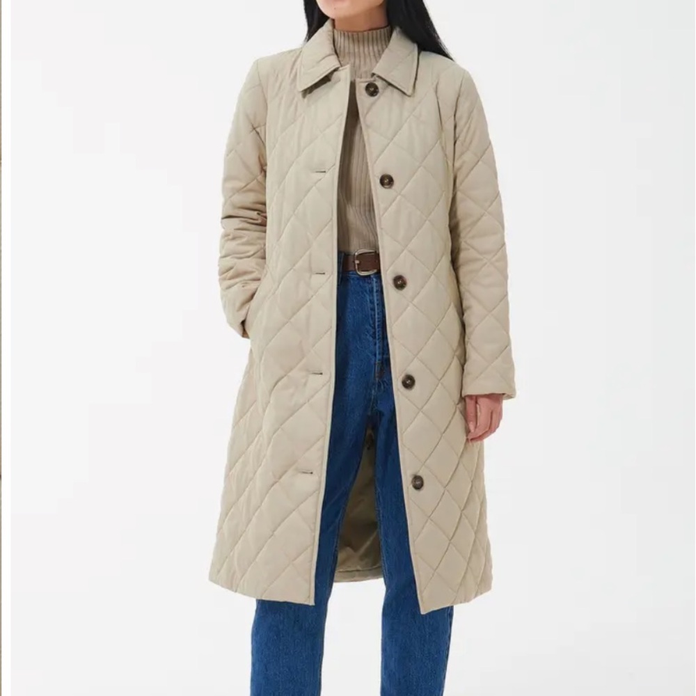 Barbour Cordelia Quilted Longline Jacket! Brand new with tags!